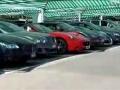欧洲人民忙度假 摩纳哥停车场豪车扎堆