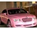 特别定制 名模希尔顿的粉色宾利欧陆GT